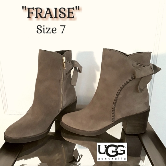 NEW! UGG Suede Ankle Boots - Picture 2 of 8